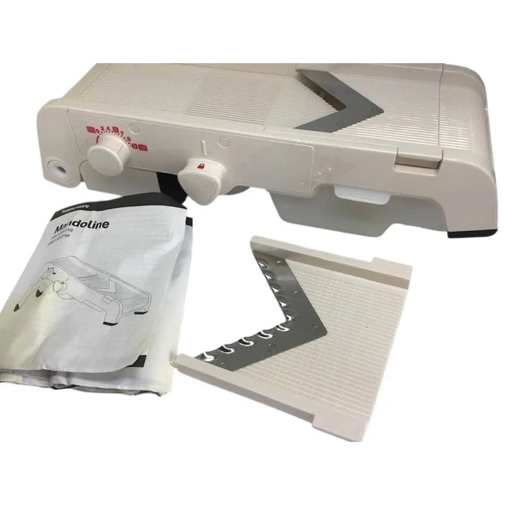 Tupperware Mandoline Food Slicer Manual Slice Dice Mando Chef Kitchen Prep